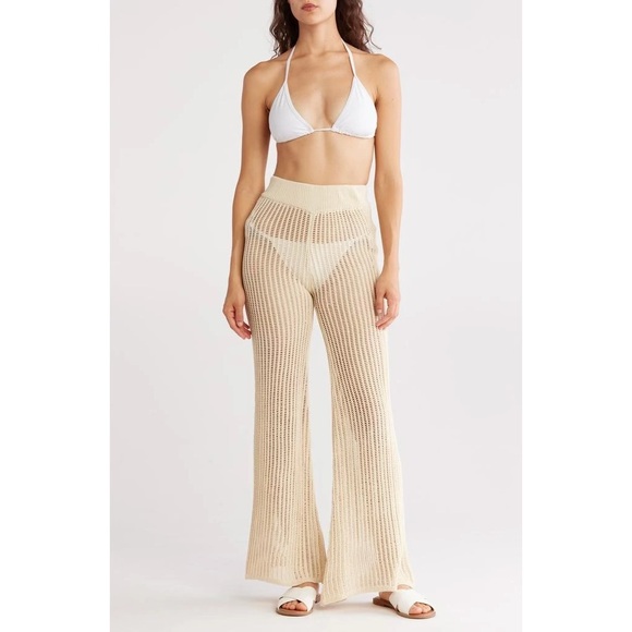 Elan Pants - Elan Open Knit Cover-Up Pants